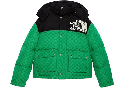 groene north face gucci jas|More.